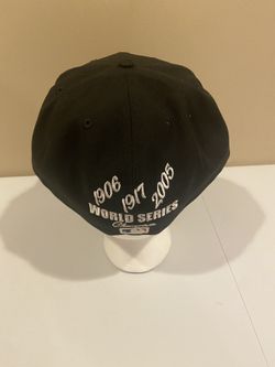 Chicago White Sox CROWN CHAMPS Black Fitted Hat by New Era