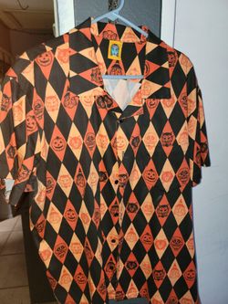 Creepy Co.×Ben Cooper harlequin button up 3xl