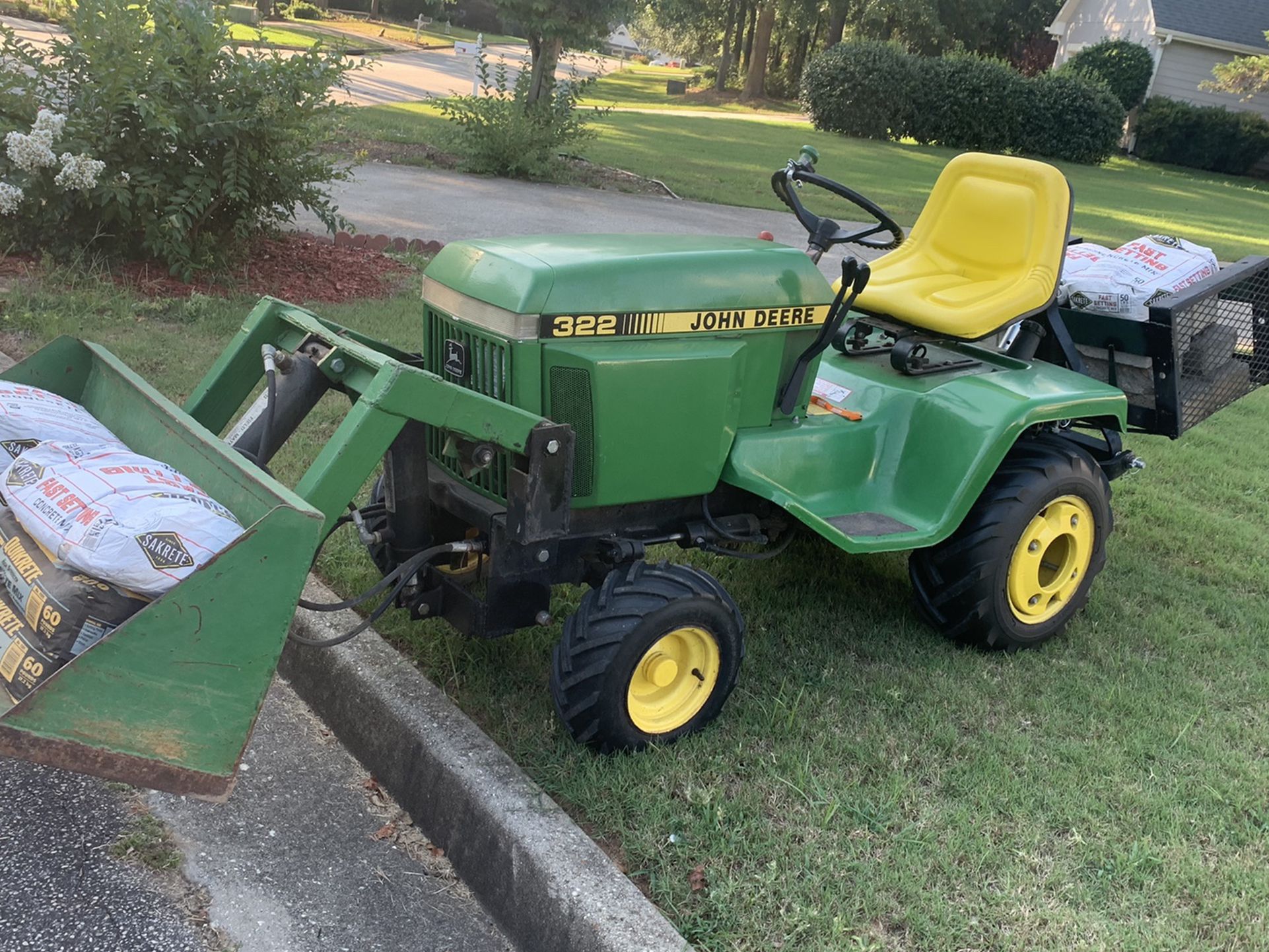 John Deere 322 Garden Tractor !!