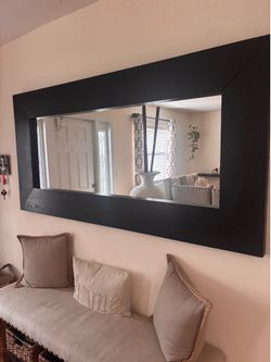 Big Wood Framed Mirror