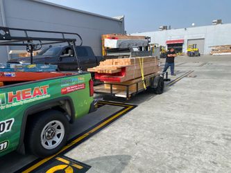 Flat bed trailer