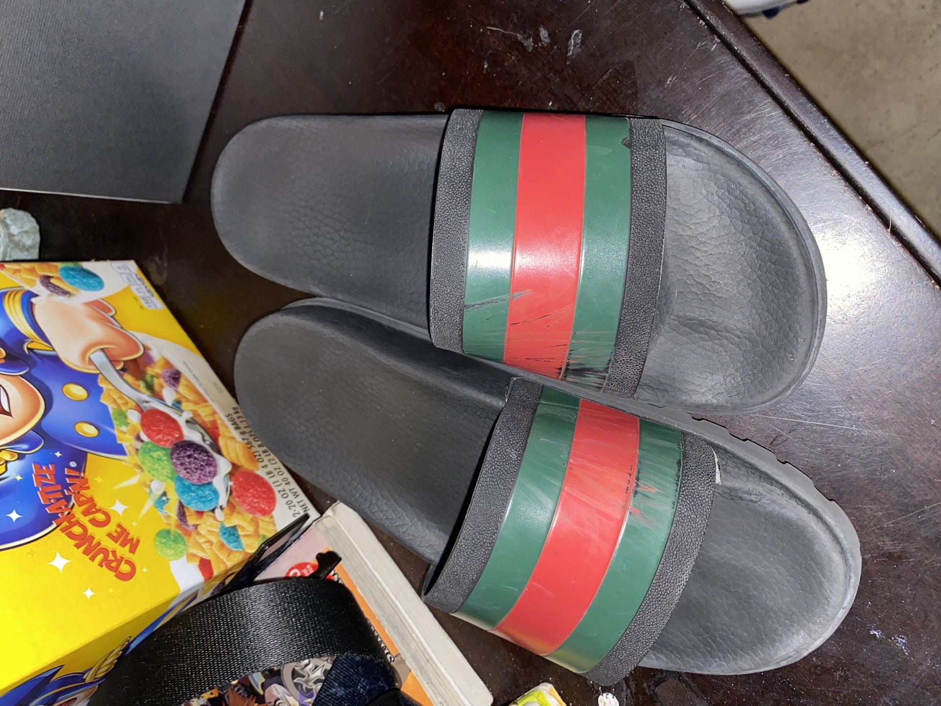 Gucci Web Slide Sandal size 10 but fits 9 through 11
