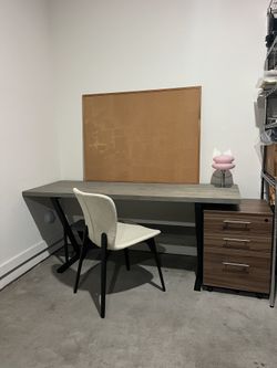 Butcherblock Top Desk 