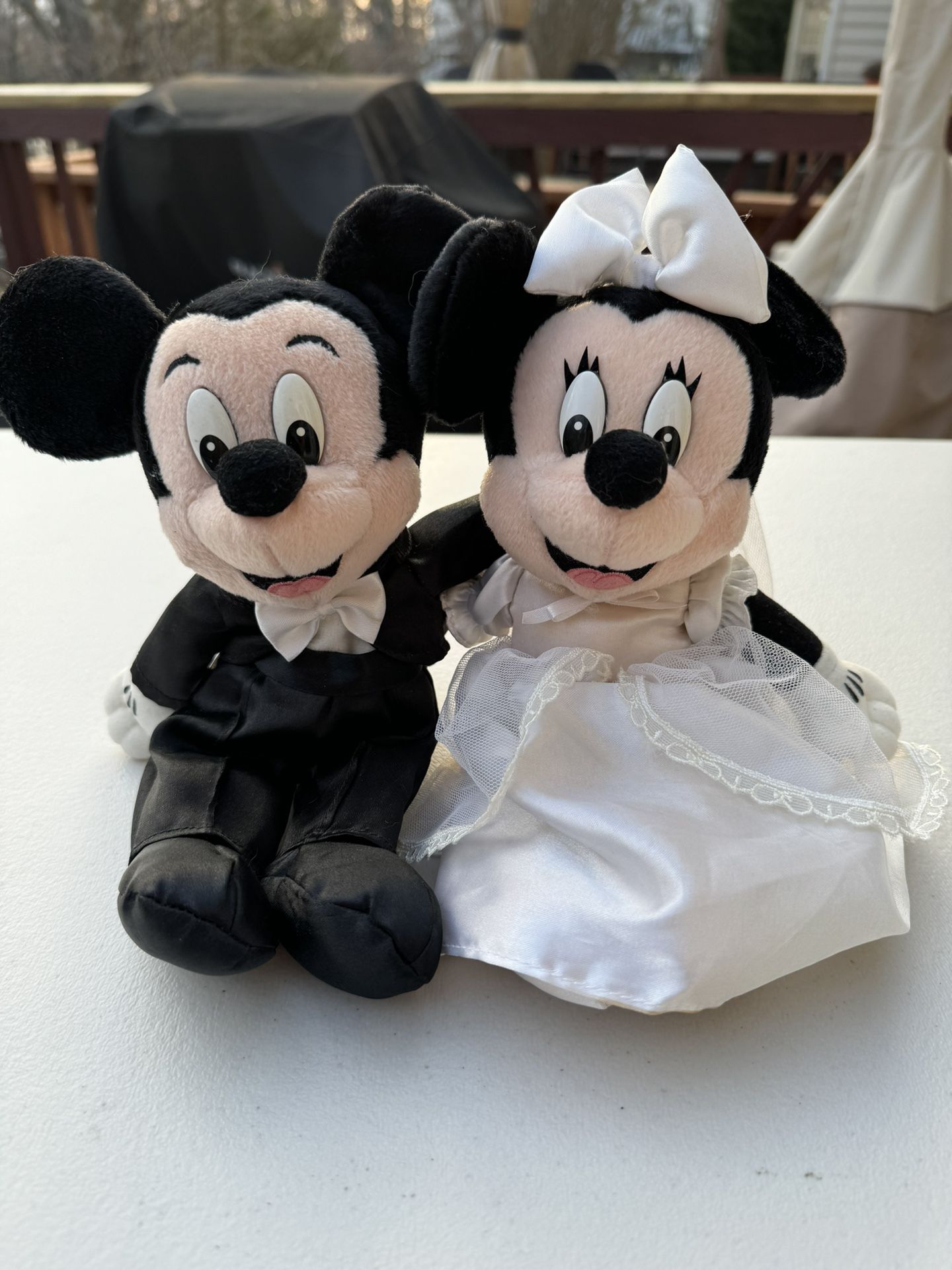Mickey and Minnie Mouse Bride & Groom dolls