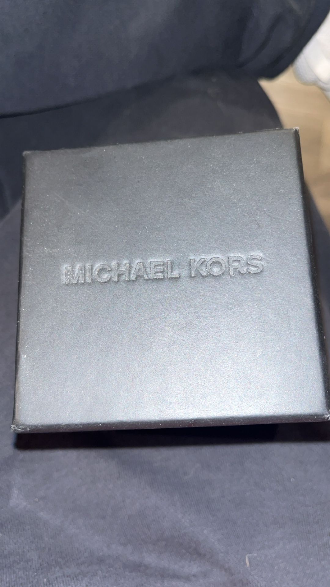 Michael Kors Leather Strap Watch 