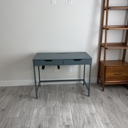 IKEA Desk – Modern Blue/Gray w/ Drawers + Optional Xbox Series X Mount