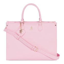 TOTE BAG IN BUBBLE GUM PINK