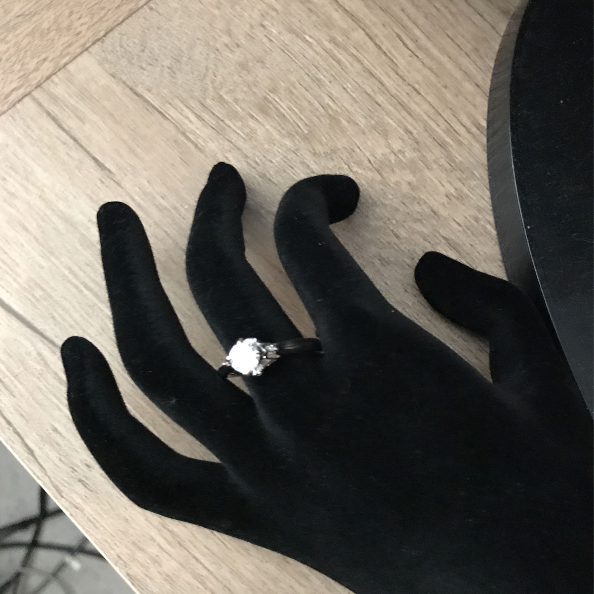 Round CZ 925 Sterling Ring