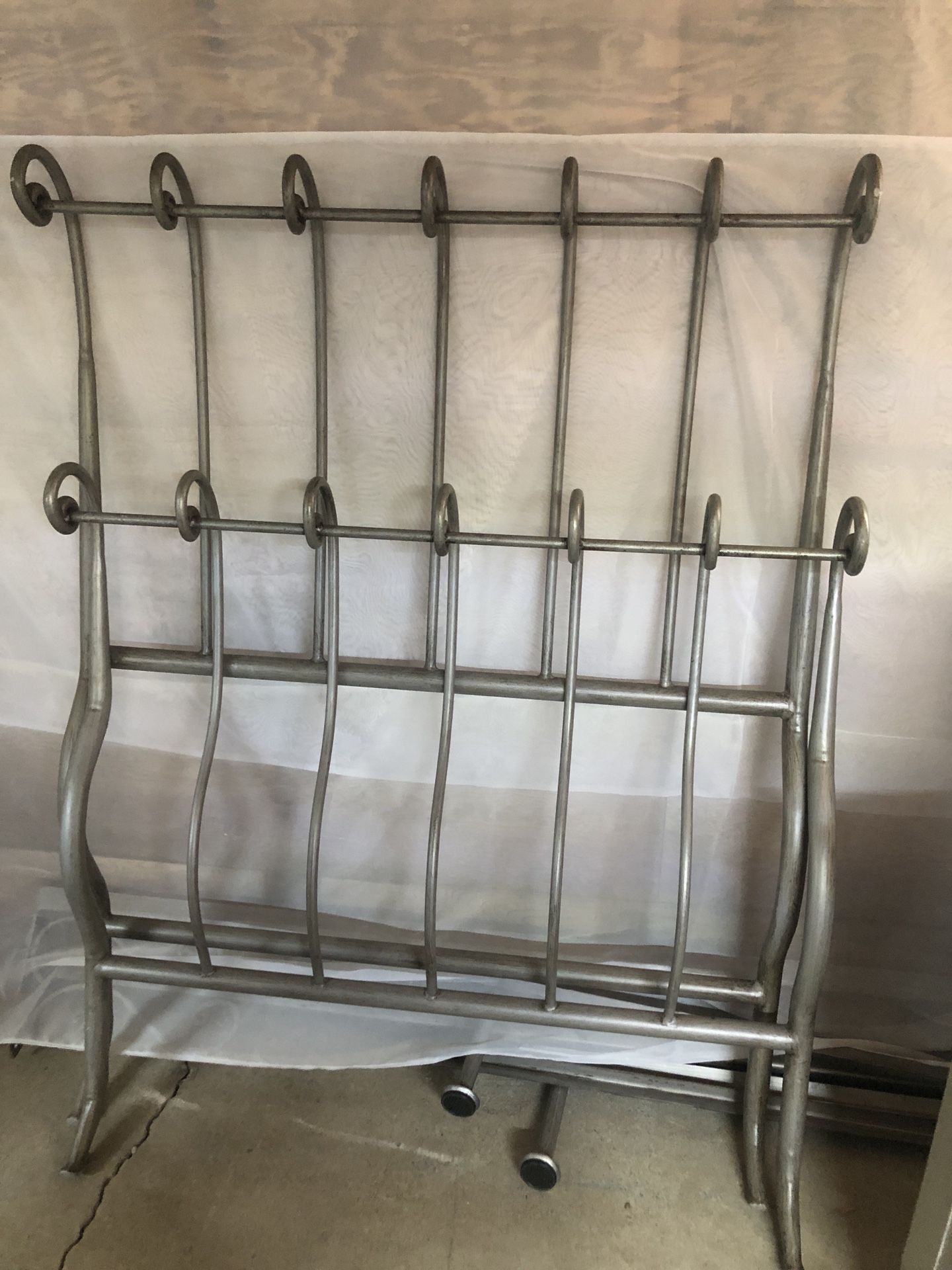 Metal Twin Sleigh Bed Frame