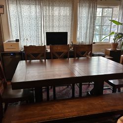 Dining Room Table W/ Chairs