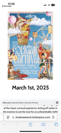 AZ Cocktail Carnival Tickets