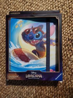 Disney Lorcana Stitch Lorebook Card Portfolio