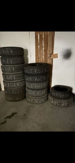 Used tires prices starts 40 and up