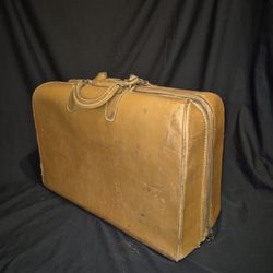 Vintage Leather Suitcase