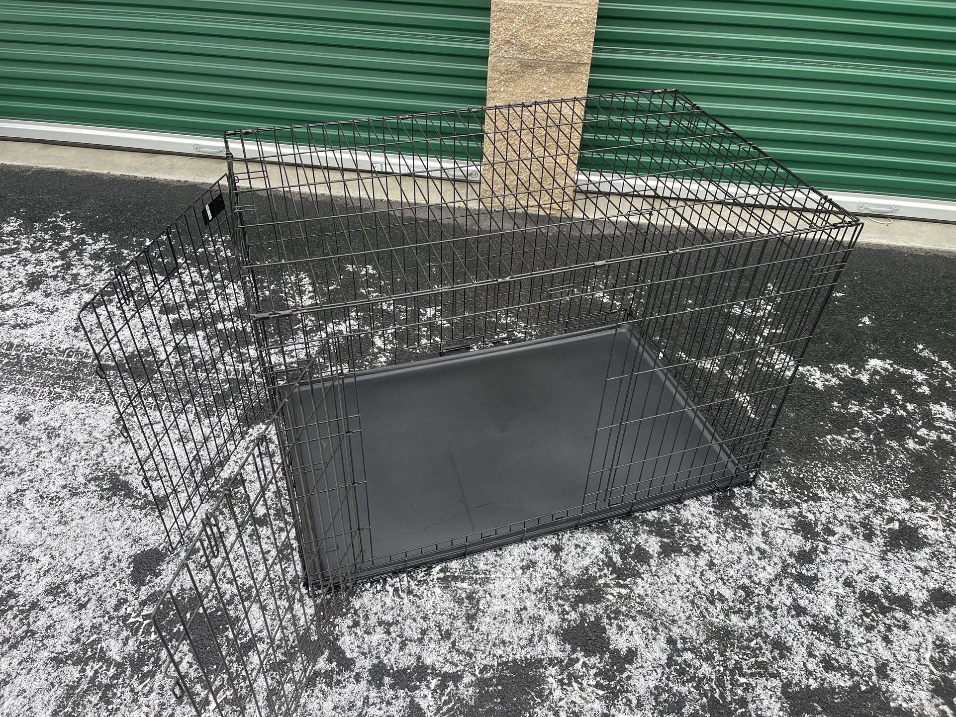 XXL Folding Dog Crate (2 Doors) 48"