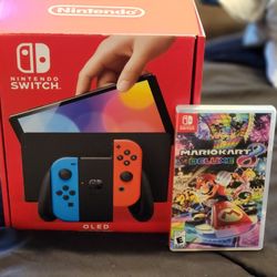 Nintendo Switch OLED with Mario Kart 8Bundle 