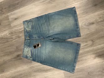 baggy denim jorts brand new 34 on the waist