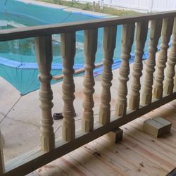 Wood BALUSTERS for deck fence 