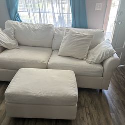 White couch