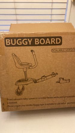 Buggy Board attach to the stroller