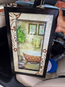 Bathroom decoration Picture frame