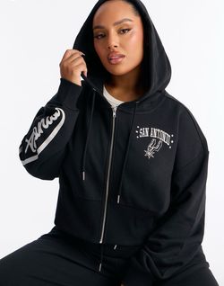 Spurs Cropped Hoodie