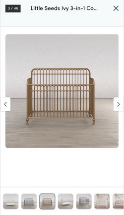 Little Seeds Ivy 3-in-1 Convertible Crib