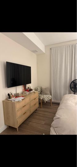 RATTAN WOODEN DRESSER