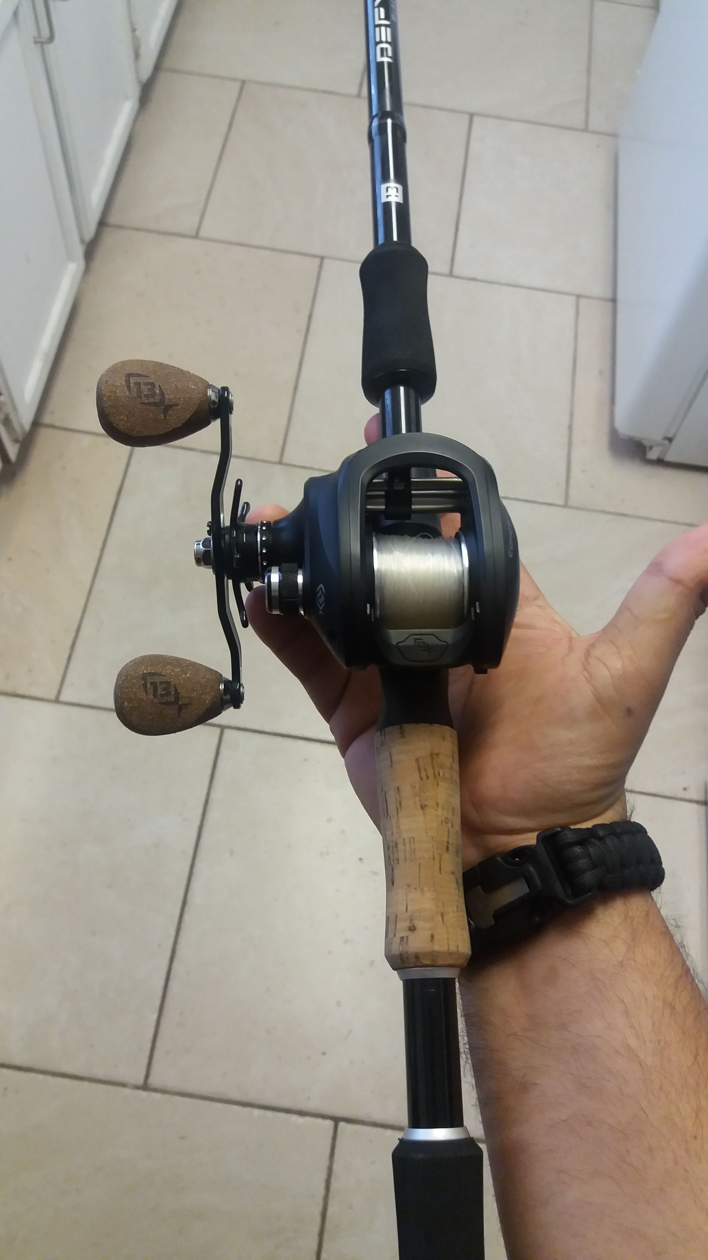 13 Fishing Swimbait reel Concept A3 in Lefty, 13 Fishing Defy