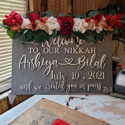 Welcome Wedding Sign