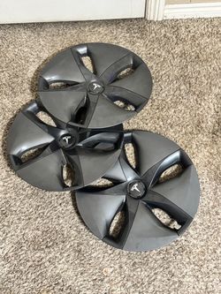 Tesla Wheel Covers Set of 3