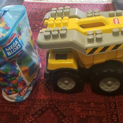 Blocks And Tonka Storage Vehicle