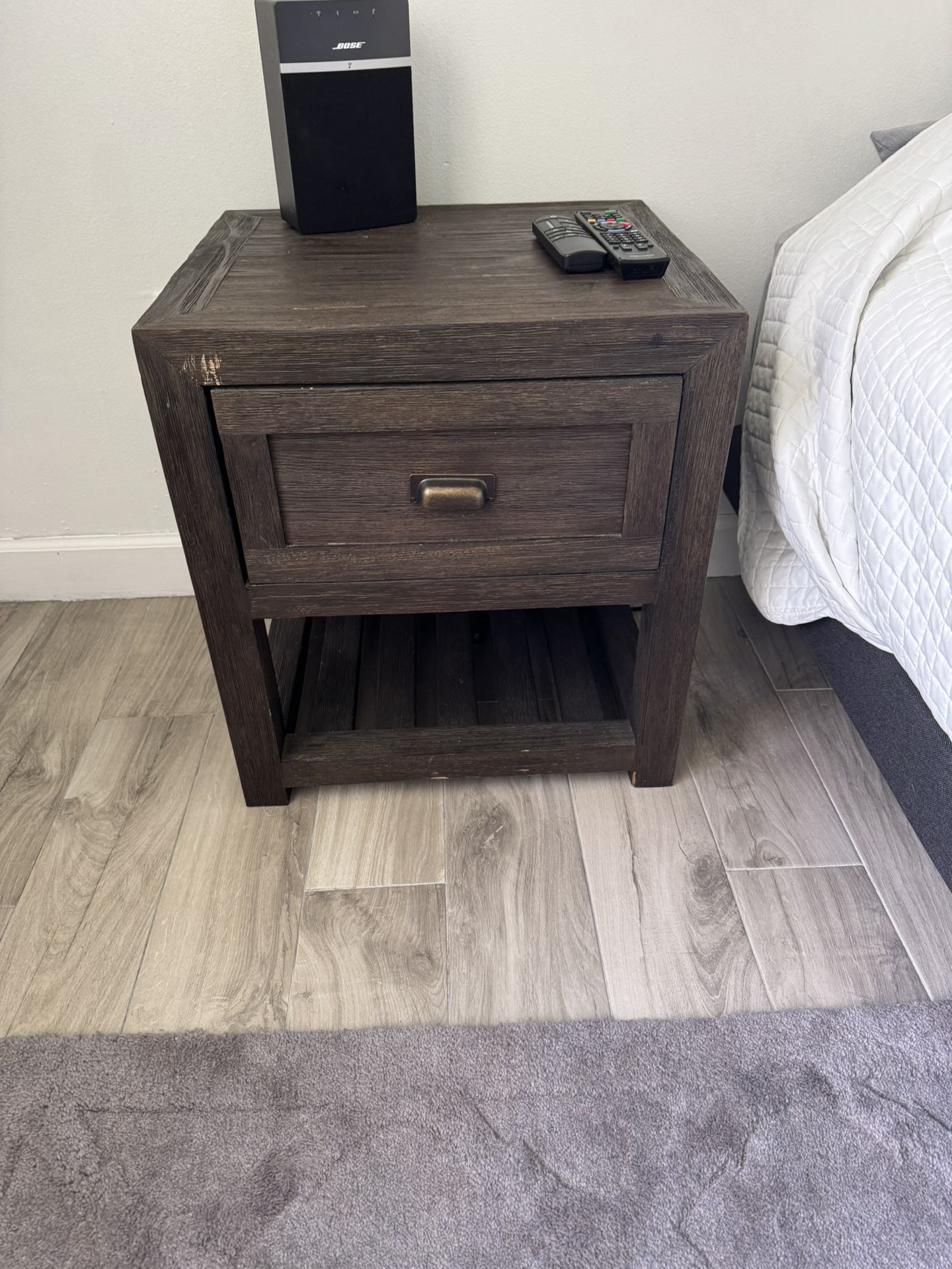 Pottery Barn Night Stand / Desk / Side Table - Real wood