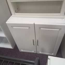 White Storage Cabinet 