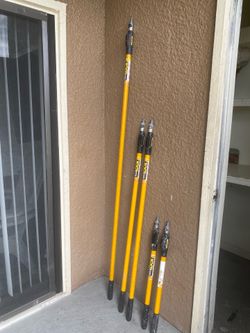 Extension poles , - palos de extension