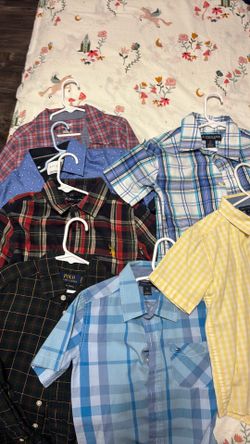 Boys 7 shirts size 6,7 &8
