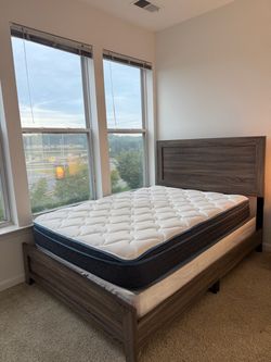 Full Bed Frame with Mattress