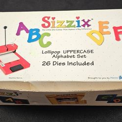 Sizzix Lollipop Uppercase Alphabet Set