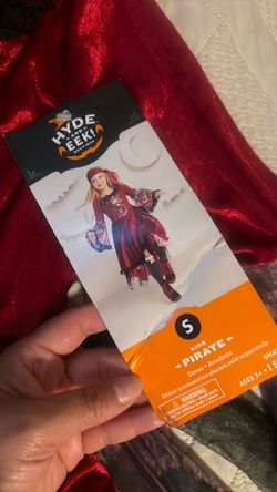Hyde & EEK Kids' Pirate Halloween Costume Size kids  S