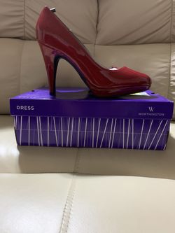 Worthington Womens Jean Pumps Slip-on Closed Toe Stiletto Heel