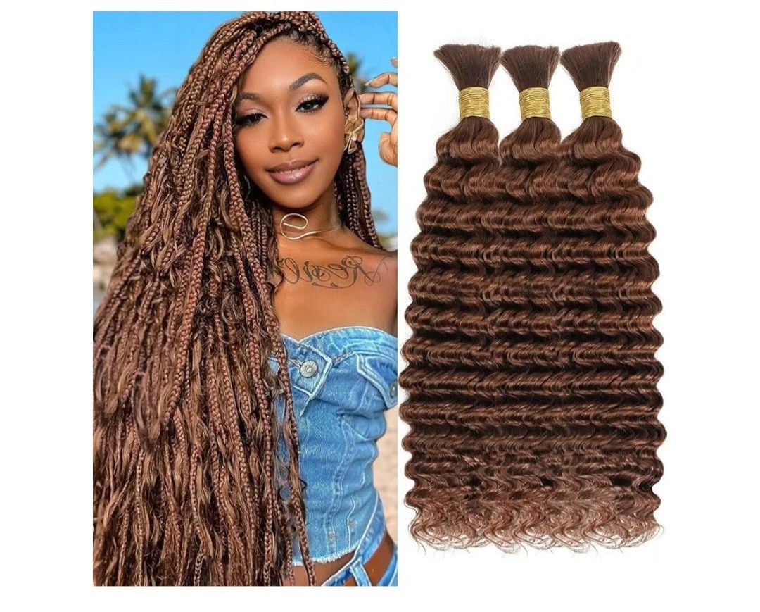 Boho Braids Humain Braiding Hair 