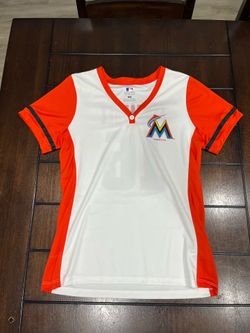 Miami Marlins Jose Fernandez #16 Women L Jersey Shirt Glitter MLB Merchandise
