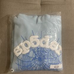 Sky Blue Sp5der Hoodie