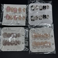 Press On Nails Size XS Reusable Handmade