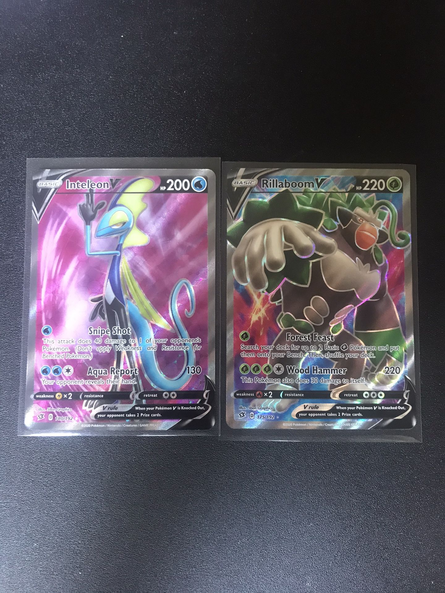 Rebel clash Full Art pokemon cards