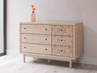 Shapella Tan Dresser (Online Special Price)