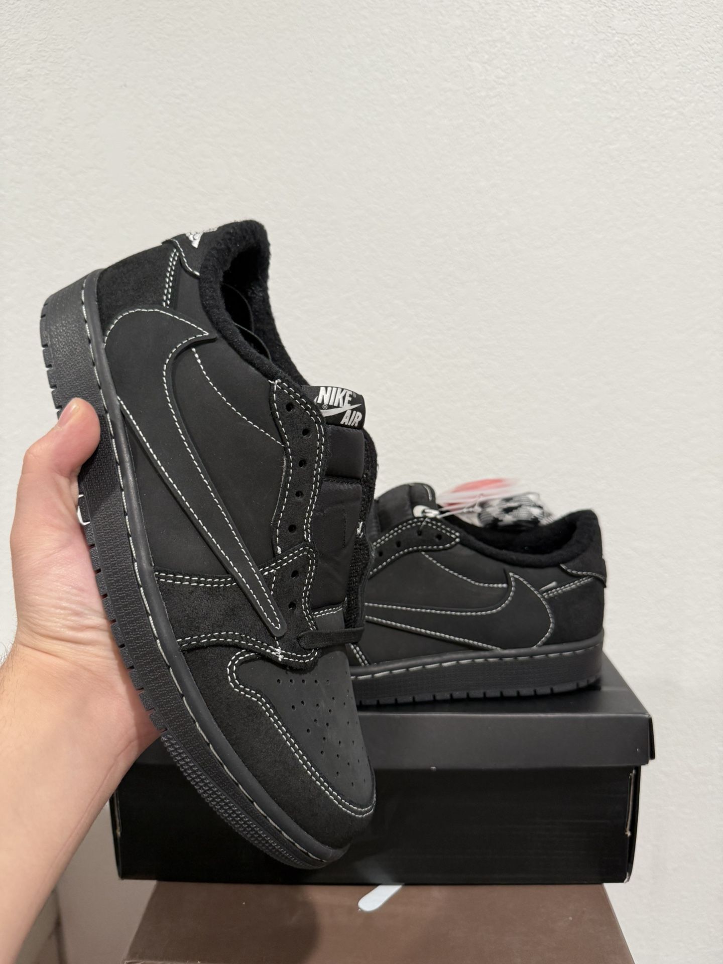 Nike Air Jordan 1 Low Travis Scott Black Phantom Size 7,7.5,8,8.5,9,9.5,10,10.5,11,12