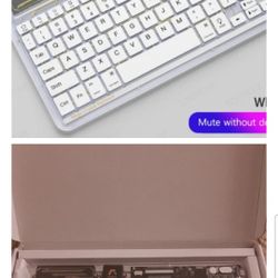 Magical Cristal Keyboard (ios, Android, Windows)
- Transparent Wireless Bluetooth Keyboard 
- Ultra-Thin Portable for iPad Smartphone Tablet Laptop Ba