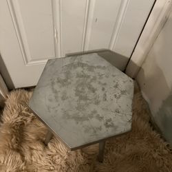 Hexagon side table 