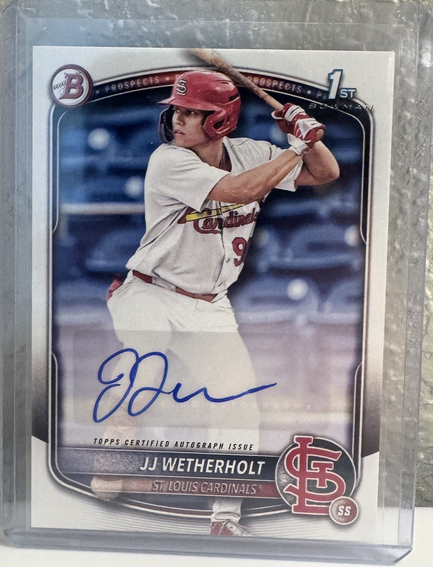 Signed JJ Wetherholt 1st
